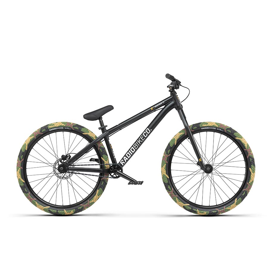 Radio Minotaur Matte Black Dirt Jump BMX