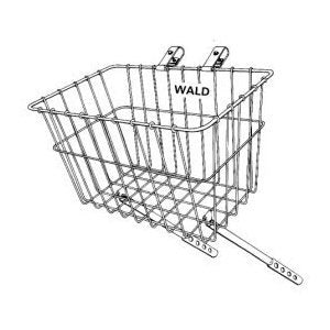 Wald Silver Front Basket